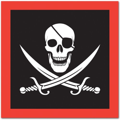 Pirate Lunch Napkins, 16ct