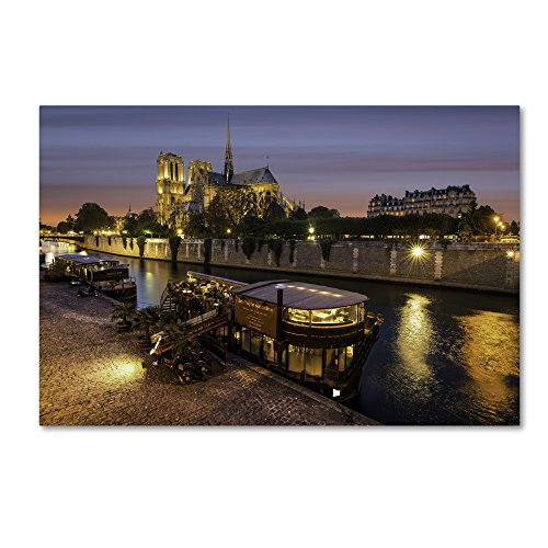 Notre Dame de Paris in Colors by Mathieu Rivrin, 12x19-Inch Canvas Wall Art Notre Dame de Paris in Colors by Mathieu Rivrin, 12x19-Inch Canvas Wall Art