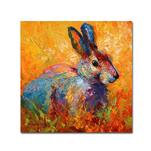 Bunny IV by Marion Rose, 18x18-Inch Canvas Wall Art