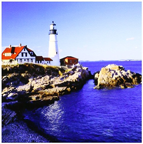 3dRose CST_90758_3 Maine, Portland Head Lighthouse - US20 RER0011 - RIC Ergenbright - Ceramic Tile Coasters, Set of 4 3dRose CST_90758_3 Maine, Portland Head Lighthouse - US20 RER0011 - RIC Ergenbright - Ceramic Tile Coasters, Set of 4