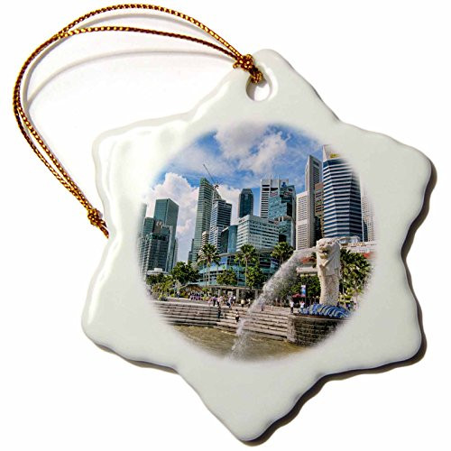 3dRose ORN_71147_1 City Skyline, Fullerton, Clarke Quay, Singapore-AS32 BBA0041-Bill Bachmann-Snowflake Ornament, Porcelain, 3-Inch 3dRose ORN_71147_1 City Skyline, Fullerton, Clarke Quay, Singapore-AS32 BBA0041-Bill Bachmann-Snowflake Ornament, Porcelain, 3-Inch