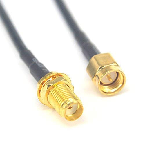 Nisaea RG174 Radio Anternna Extension Coaxial Cable SMA Male to SMA Female Coax Cable Adapter SMA Male to Female RF Coax Connector with Connecting Line 3 Meters Nisaea RG174 Radio Anternna Extension Coaxial Cable SMA Male to SMA Female Coax Cable Adapter SMA Male to Female RF Coax Connector with Connecting Line 3 Meters