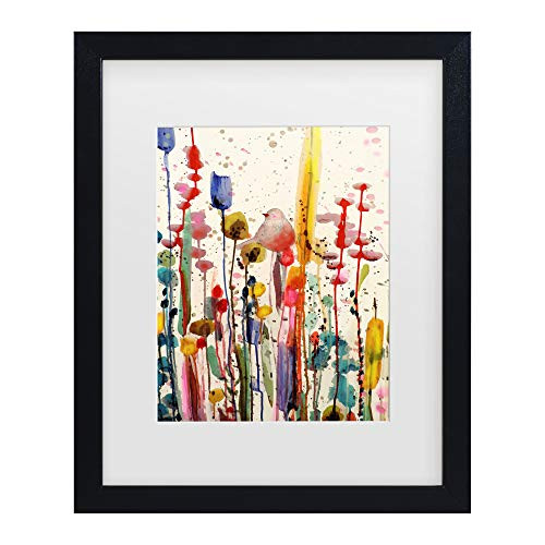 Trademark Fine Art Ce Doux Matin by Sylvie Demers, White Matte, Black Frame 16x20-Inch Trademark Fine Art Ce Doux Matin by Sylvie Demers, White Matte, Black Frame 16x20-Inch
