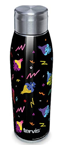 Tervis DreamWorks Trolls-1980's Vibe Insulated Tumbler, 17oz Water Bottle, Stainless Steel