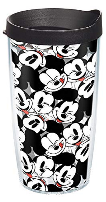Tervis Disney - Mickey Expressions Insulated Tumbler, 16oz, Clear - Tritan Tervis Disney - Mickey Expressions Insulated Tumbler, 16oz, Clear - Tritan