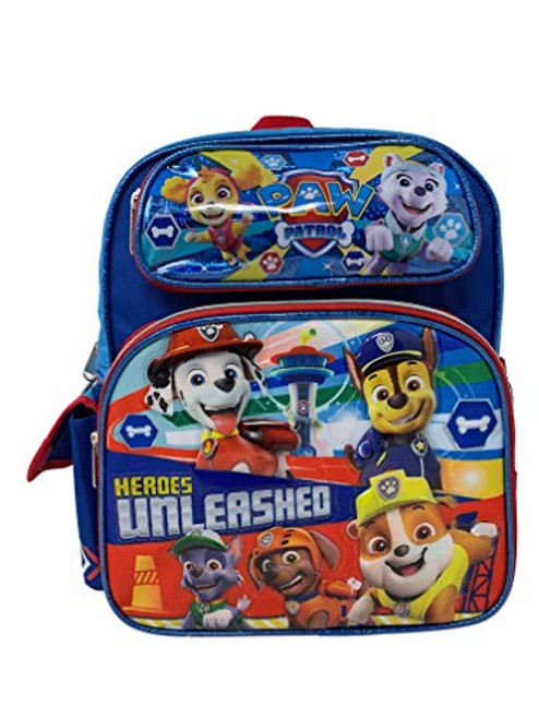 Nickelodeon Paw Patrol Boy's Backpack - Heroes (12 INCHES) Nickelodeon Paw Patrol Boy's Backpack - Heroes (12 INCHES)
