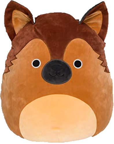 Squishmallow Kellytoy Plush Toy (8" Mario The Brown Dog)
