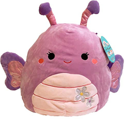 Squishmallow Kellytoy 2020 Summer Fun Collection Plush Toy (12" Brenda The Purple Butterfly)