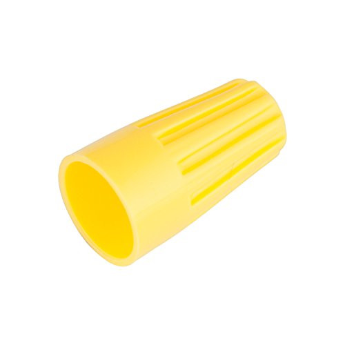 Gardner Bender 25-004 WireGard Screw-On Wire Connectors, 18-10 AWG, Electrical Wire Nut, 25 pk, Yellow