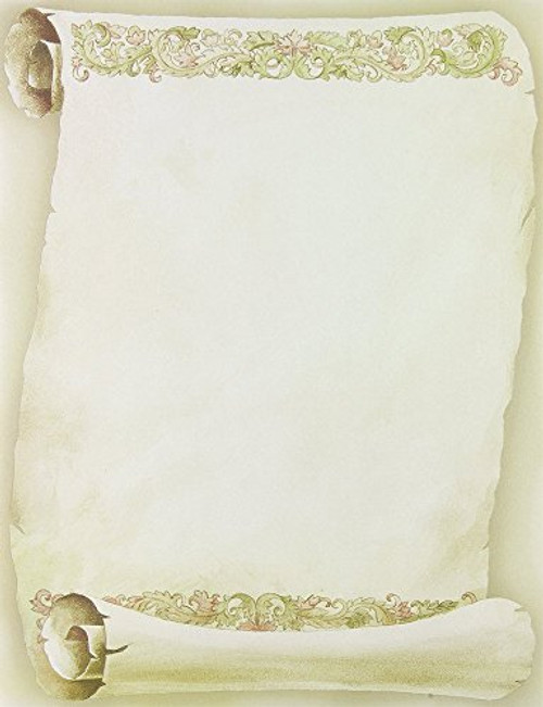 Great Papers! Florentine Scroll Letterhead, 80 Count, 8.5"x11" (2014237)