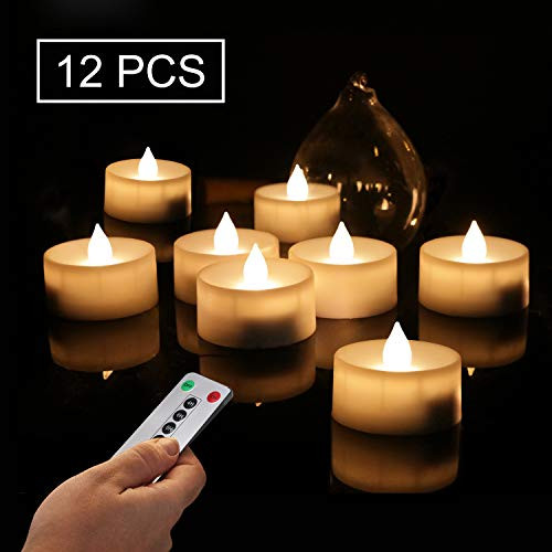 LED Tea Light with Remote, KKTICK Flameless Flickering Tealight Candles with Timer, Battery Operated Long Lasting Warm White LED Tea Votive Candle for LED Tea Light with Remote, KKTICK Flameless Flickering Tealight Candles with Timer, Battery Operated Long Lasting Warm White LED Tea Votive Candle for