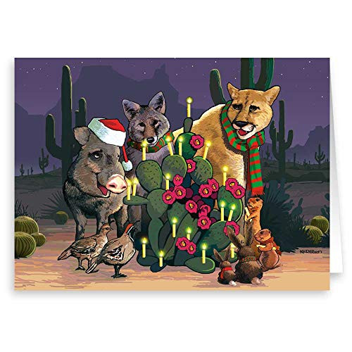 Desert Critters Western Christmas Cards- 18 Boxed Cards & Envelopes Desert Critters Western Christmas Cards- 18 Boxed Cards & Envelopes
