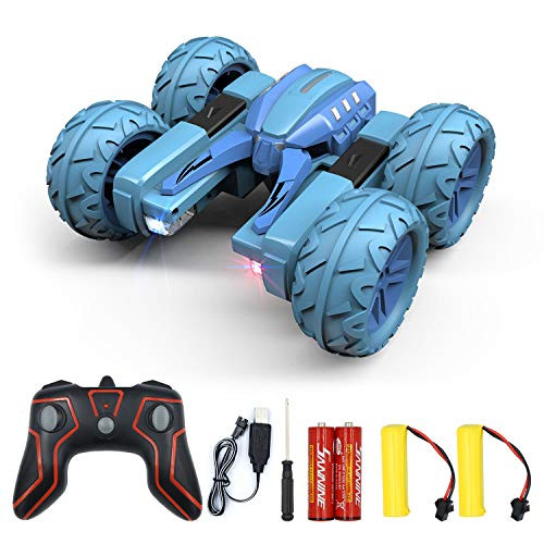 RC Stunt Car, Remote Control Cars for Boys and Girls, RC Cars Remote Control Stunt Car 4WD 360 Rotating RC Truck Car Toys for Kids Age 4,5,6,7,8 and U