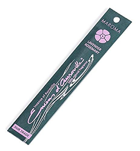 Maroma Eda Incense, Lavender Rosemary, 10 Count