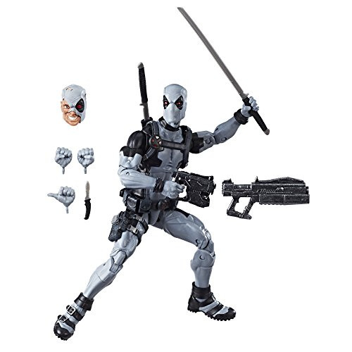 Marvel E1974 Hasbro Legends Series 12" Deadpool Action Figure From Uncanny X-Force Comics with Blaster/Weapon Accessories & 30 Points Of Articulation
