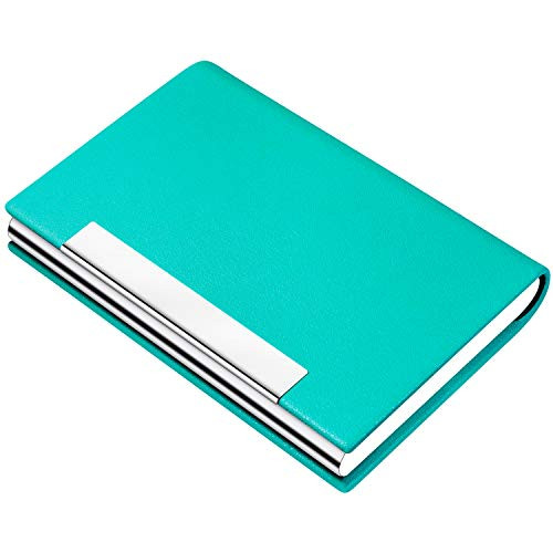 Business Card Holder, Business Card Case Luxury PU Leather & Stainless Steel Multi Card Case,Business Card Holder Wallet Credit card ID Case/Holder Fo Business Card Holder, Business Card Case Luxury PU Leather & Stainless Steel Multi Card Case,Business Card Holder Wallet Credit card ID Case/Holder Fo