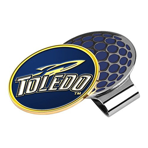 LinksWalker NCAA Toledo Rockets - Golf Hat Clip with Ball Marker LinksWalker NCAA Toledo Rockets - Golf Hat Clip with Ball Marker