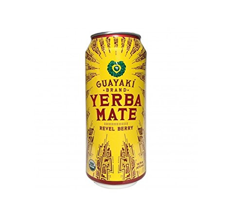 Guayaki Organic Yerba Mate, Revel Berry, 15.5 Ounce (Pack of 12)