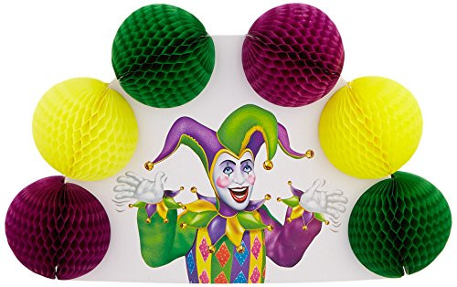 Mardi Gras Pop-Over Centerpiece Party Accessory (1 count) (1/Pkg)
