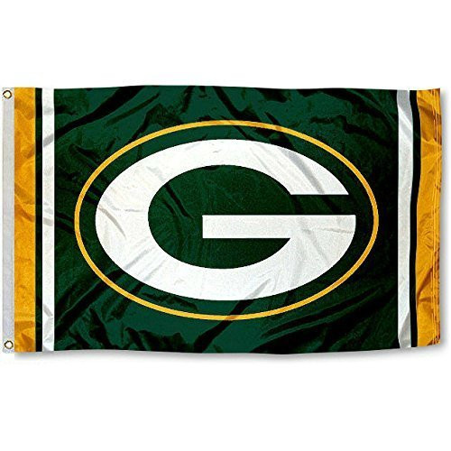 Five Star Flags New Green Bay Packers Flag, Exclusive NFL Merchandise for Indoor/Outdoor Use, 100% Polyester, 3 x 5 Ft Five Star Flags New Green Bay Packers Flag, Exclusive NFL Merchandise for Indoor/Outdoor Use, 100% Polyester, 3 x 5 Ft