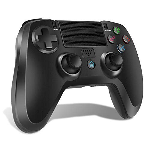 PS4 Controller Wireless Gamepad Dual Shock Gaming Controller for Playstation 4/Pro/Slim/PC with Dual Vibration Game Joystick,6-axis Gyro Sensor,Audio