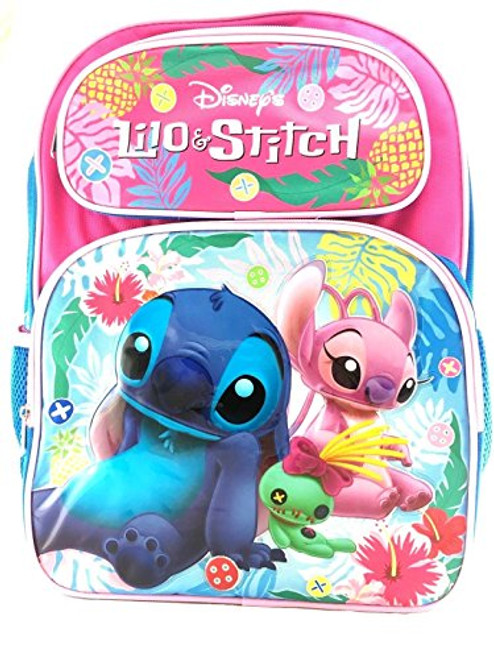 Disney Lilo and Stitch 16" Girls/Boys Large School Backpack