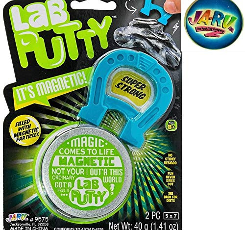 Magnetic Lab Putty & Bouncing Ball Bundle by JA-RU | Magnet | Item #9575-1