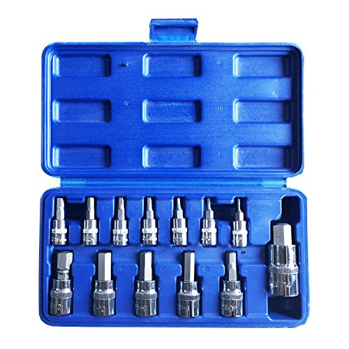 Mainpoint 13 Pieces Hex Bit Sockets Set H2 - H14 CRV