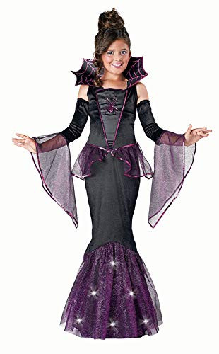 Seasons Girls Spiderella Costume (L(10-12)) Purple