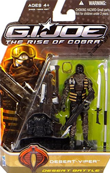 G.I. Joe Movie The Rise of Cobra 3 3/4 Inch Action Figure Desert Viper Desert Battle G.I. Joe Movie The Rise of Cobra 3 3/4 Inch Action Figure Desert Viper Desert Battle
