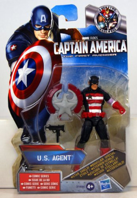 Hasbro Captain America Movie 4 Inch Series 2 Action Figure US Agent Hasbro Captain America Movie 4 Inch Series 2 Action Figure US Agent