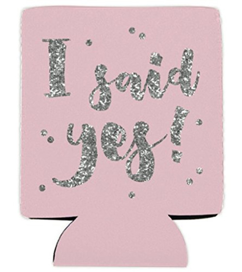 Creative Brands Slant Collections Insulated Can Cover, 4 x 5.2-Inch, I Said Yes
