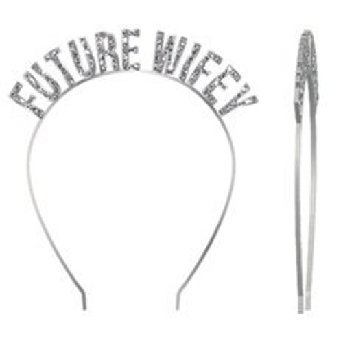 Slant Collections Party Crown/Headband, 4.75 x 7-Inches, Future Wifey