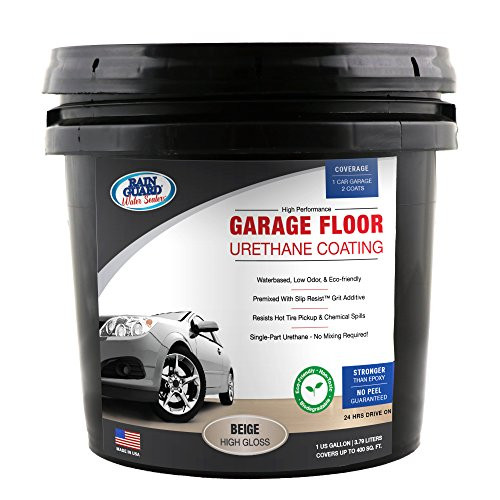 Rain Guard Water Sealers SP-1504 Beige Garage Floor Urethane Sealer Single Part Ready to USE Covers up to 200 Sq. Ft. 1 Gallon