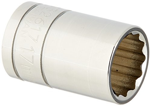 Williams 32617 17mm Shallow 12 Point Socket, 1/2 Drive