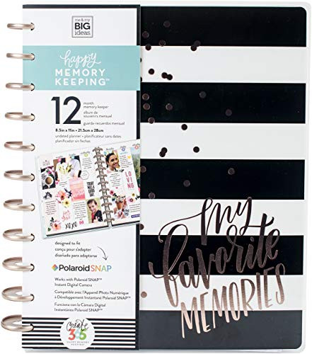 Me & My Big Ideas My Favorite Happy Memory Keeping Undated 12-Month Big Planner