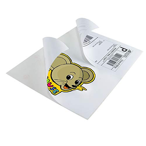 L LIKED Half Sheet Self Adhesive Shipping Labels 8.5" x 5.5" Address Labels for Laser & Inkjet Printers (20 Labels)