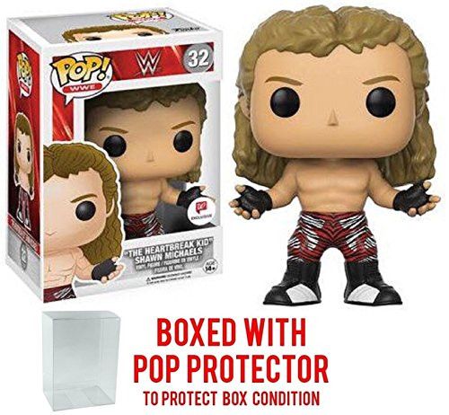 Funko Pop! WWE The Heartbreak Kid Shawn Michaels Exclusive Vinyl Figure (Bundled with Pop BOX PROTECTOR CASE)
