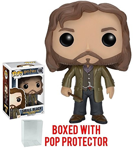 Funko Pop! Movies: Harry Potter - Sirius Black #16 Vinyl Figure (Bundled with Pop Box Protector Case)