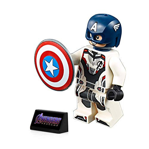 LEGO Super Heroes Avengers Endgame Minifigure - Captain America (with Shield and Stand) 76123
