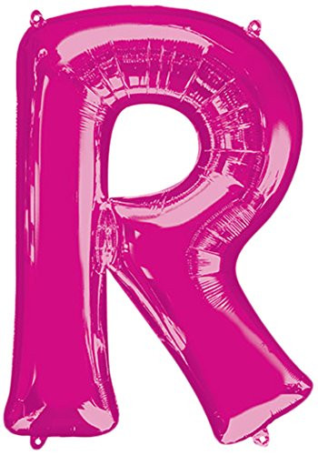 Anagram 35436 Letter R Pink Foil Balloon 34",