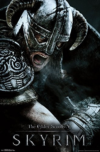 Trends International Elder Scrolls Skyrim Aerial Wall Poster 22.375" x 34"