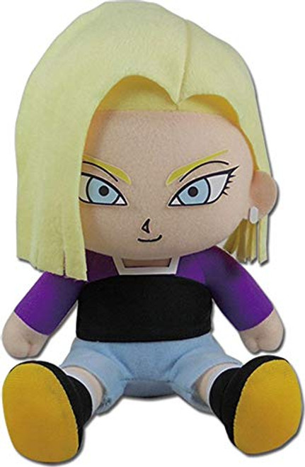 Great Eastern Entertainment Dragon Ball Super- Androld 18 Sitting Plush 7" H Great Eastern Entertainment Dragon Ball Super- Androld 18 Sitting Plush 7" H