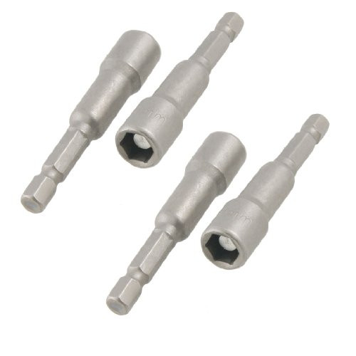 uxcell Magnetic Nut Setters Driver/Handware, 8mm Hex Socket, 65mm, 4-Piece