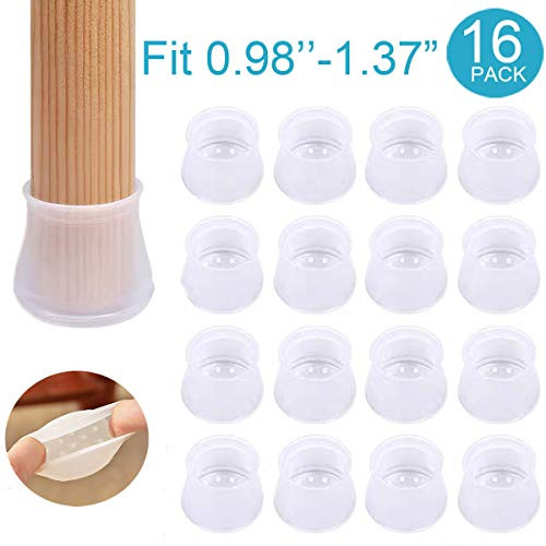 Furniture Silicone Protection Cover, 2020 Upgraded Chair Leg Floor Protectors,Silicon Chair Leg Caps,Furniture Table Feet Cover,Prevents Scratches and