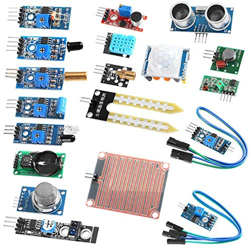 Organizer Sensor Modules Kit, 16 in 1 for Arduino Raspberry Project Super Starter Kits for UNO R3 Mega2560 Mega328 Nano Raspberry Pi 4b 3 2 Model B K6