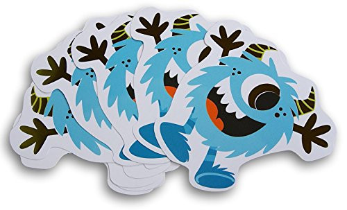 Monster Classroom Decor Foil Paper Cut-Outs - 10 Count