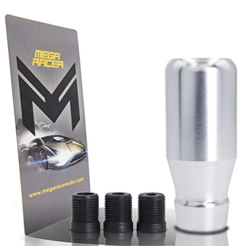 Mega Racer 1 Silver Universal Shift Knob Shift Knob Shifter Knobs Gear Shift Knob Shifter Knob Shift Knobs Shift Knob 6 Speed Manual Shifter Knob 5 Sp