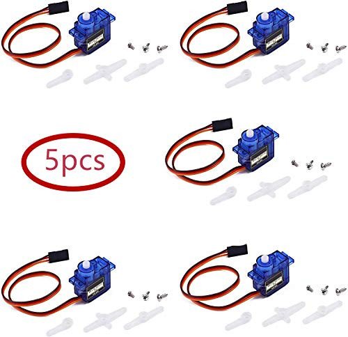 SG90 Micro Servo Motor 9G RC Robot Helicopter Airplane Boat Controls 5pcs