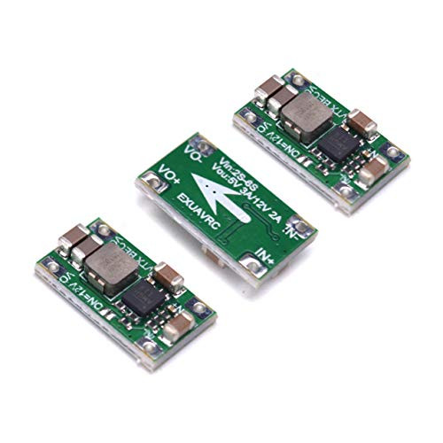 FPVKing FPV UBEC Micro 5V 3A / 12V 2A Adjustable BEC UBEC 2-6S for Quadcopter RC Drone(3PCS)